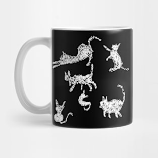 Doodle Scribble Cat Mug